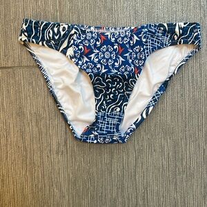 New bikini bottoms never worn with hygiene shield size2 black/blue/white